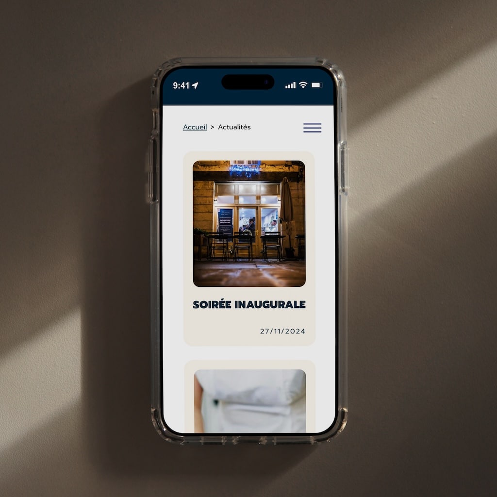 Site wordpress pas cher en version mobile